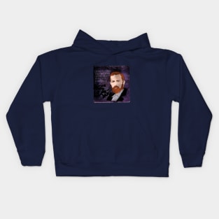 BRAM STOKER, GOTHIC WRITER OF DRACULA Kids Hoodie